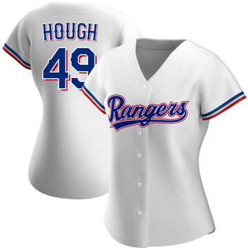 Texas Rangers Charlie Hough White Replica Men's Black/ Player Jersey  S,M,L,XL,XXL,XXXL,XXXXL