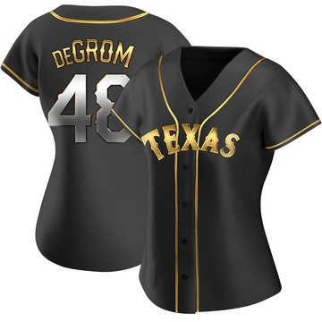 Eletees Texas Rangers Jacob deGrom Royal Away Replica Jersey