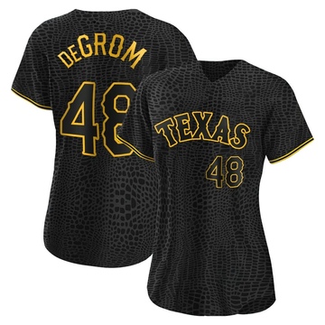 Eletees Texas Rangers Jacob deGrom Royal Away Replica Jersey